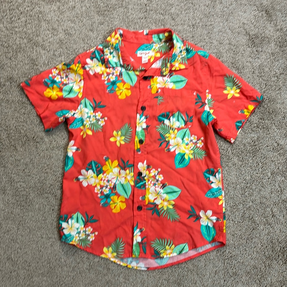 Boys Short sleeve shirt M (8/10)